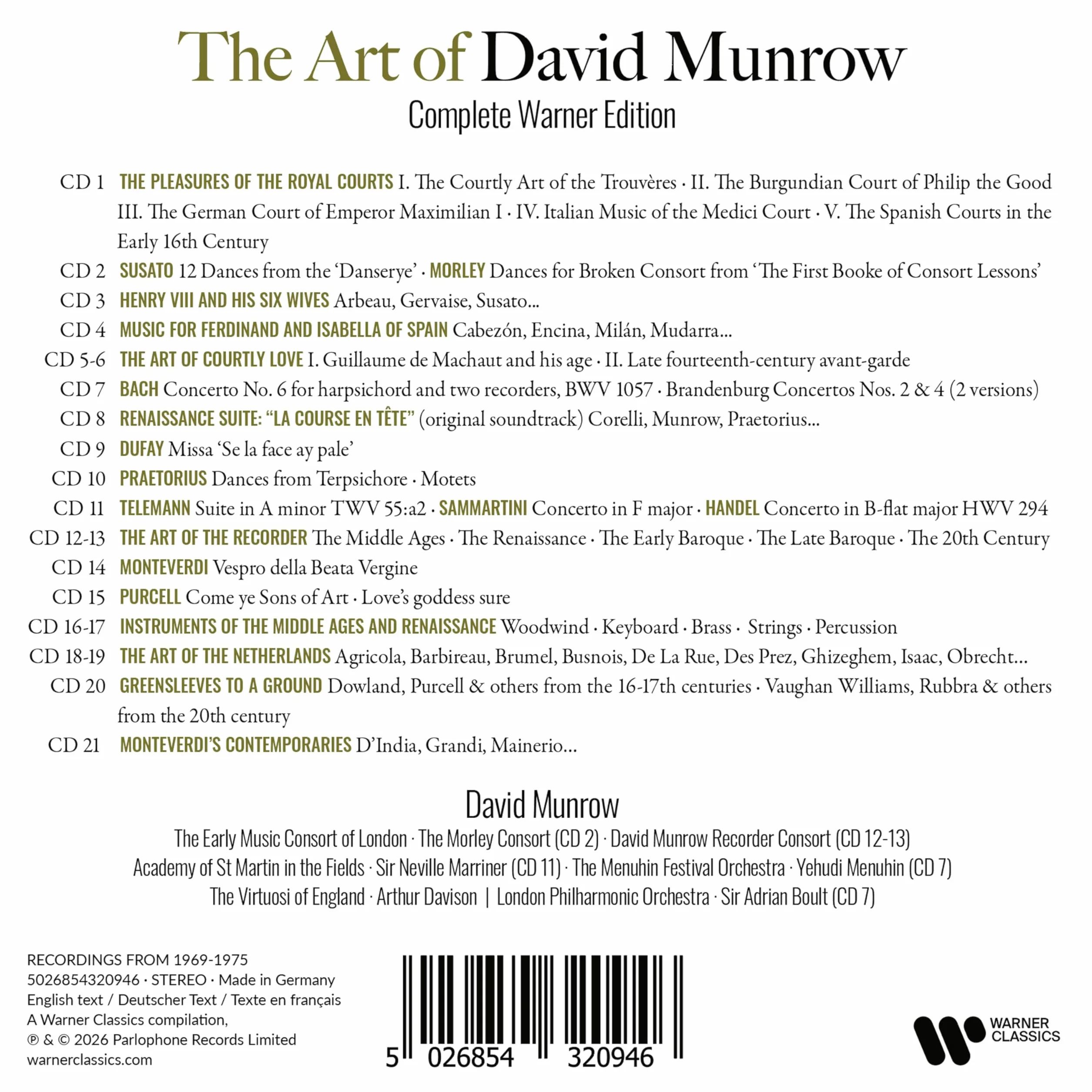 The Art of David Munrow