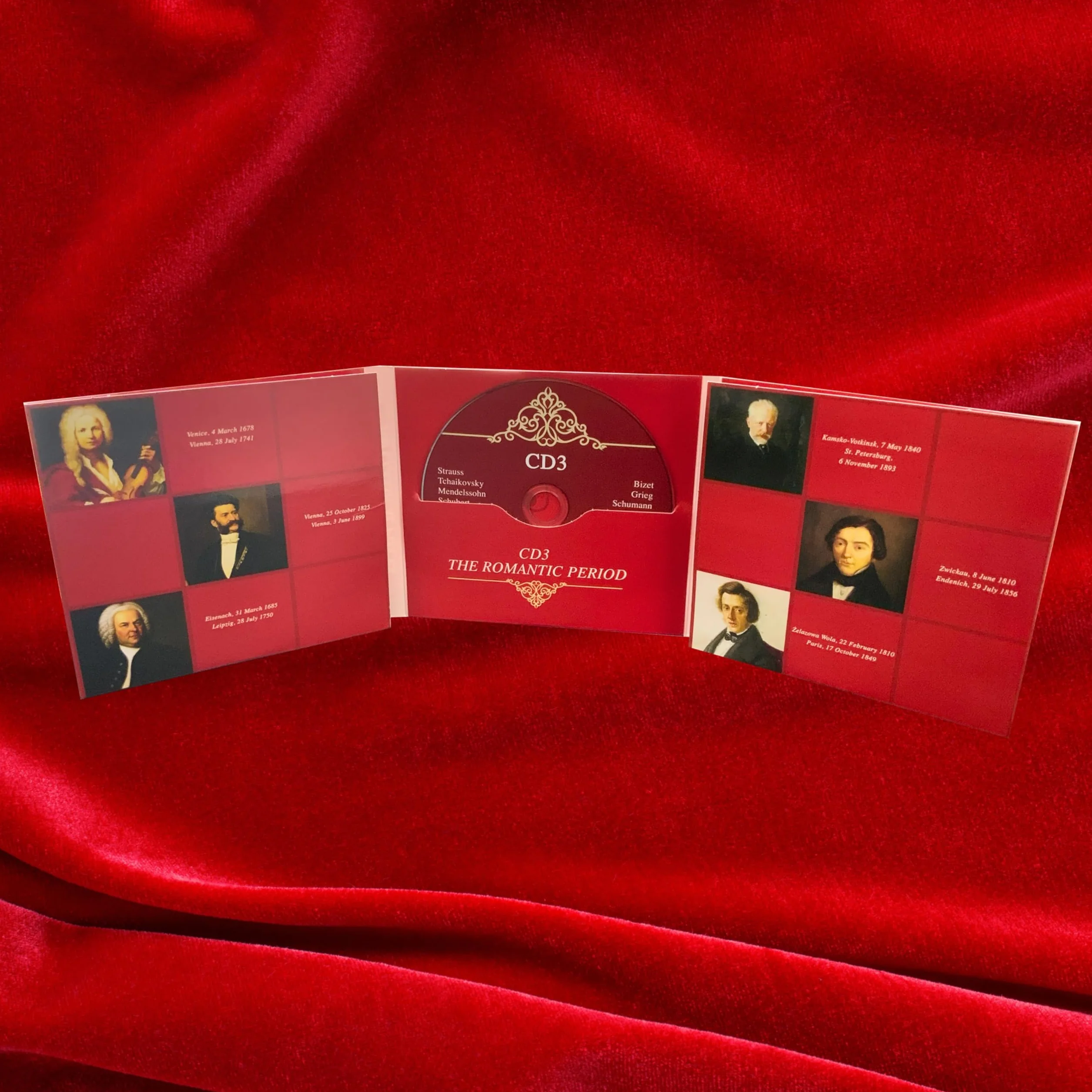 100 Klassische Musikstücke, Barock, Klassik, Romantik, Klavier- und Streichermusik, Mozart, Chopin, Bach