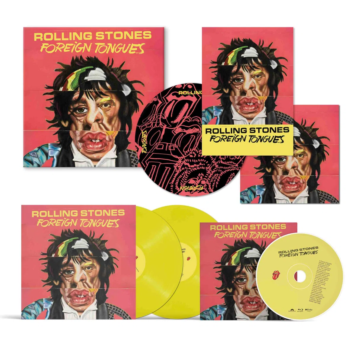 Foreign Tongues Ltd. Yellow LP + BluRay Boxset
