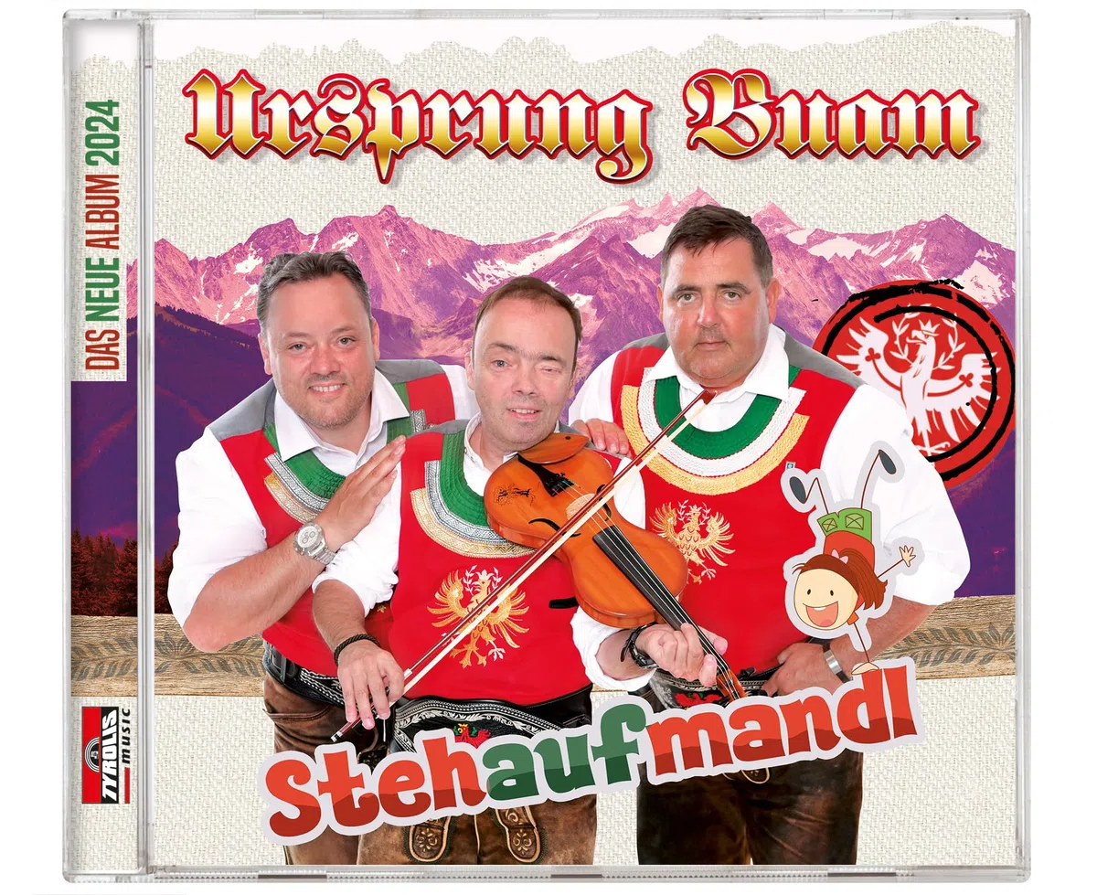 Stehaufmandl Album 2024 - Ursprung Buam Autogrammkarte