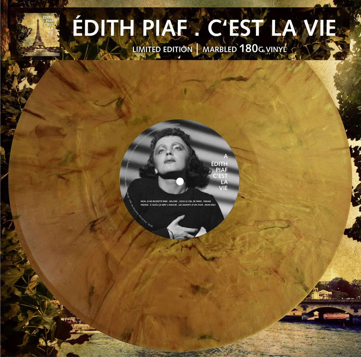 Edith Piaf - C´est La Vie - 180 gr. marbled