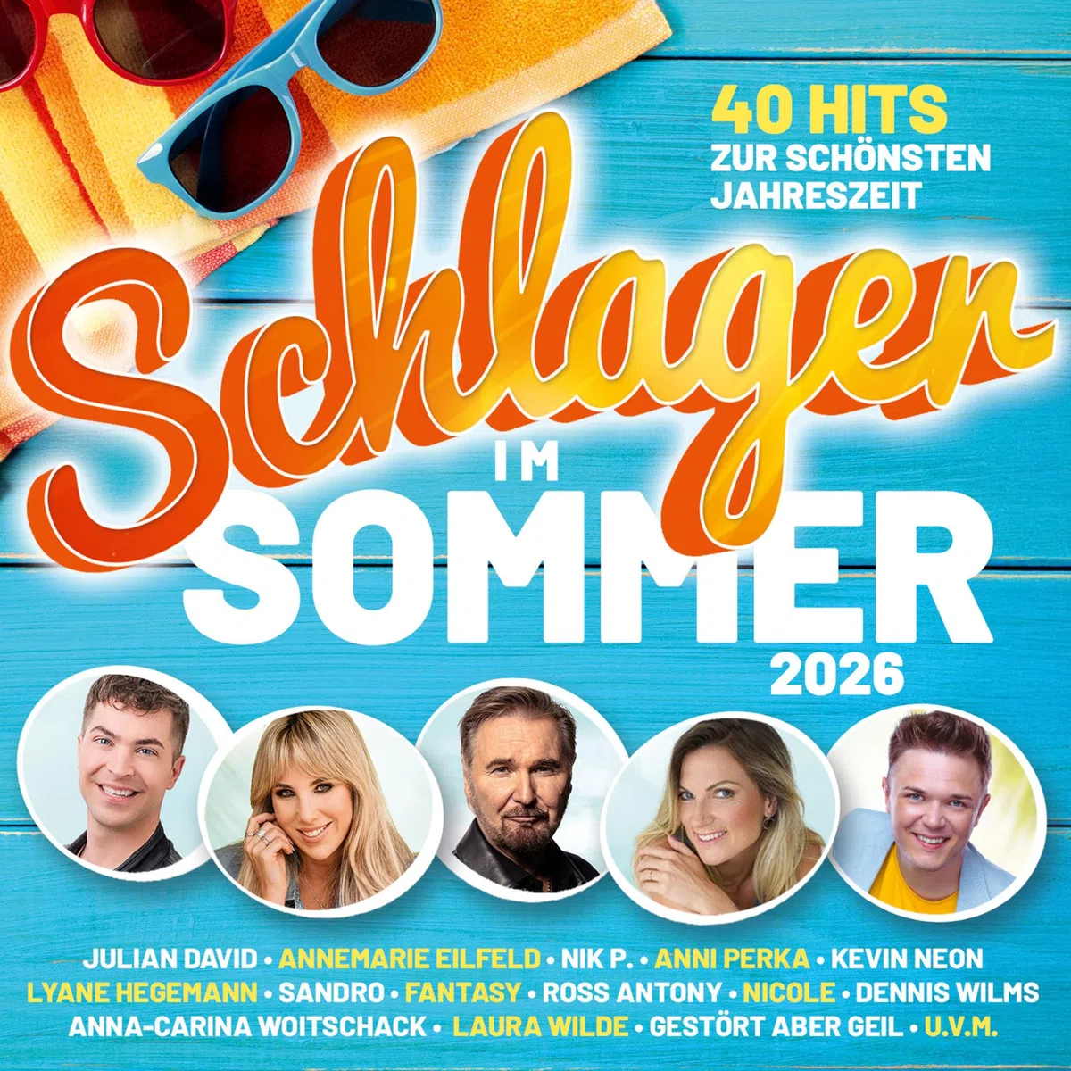 Schlager im Sommer 2026 - 40 Hits (2CD)