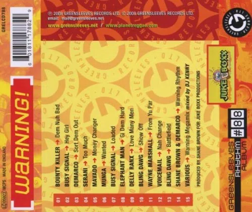Riddim 88: Warning!