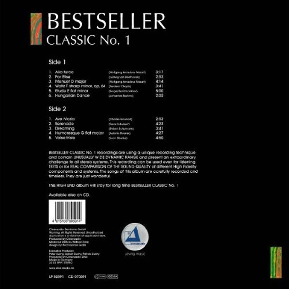 Bestseller Classic 1 (180g) [Vinyl LP]