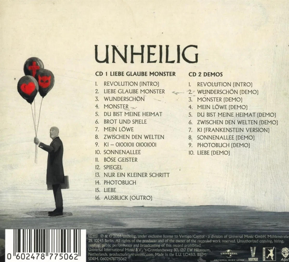 LIEBE GLAUBE MONSTER (Ltd. Deluxe Edition)