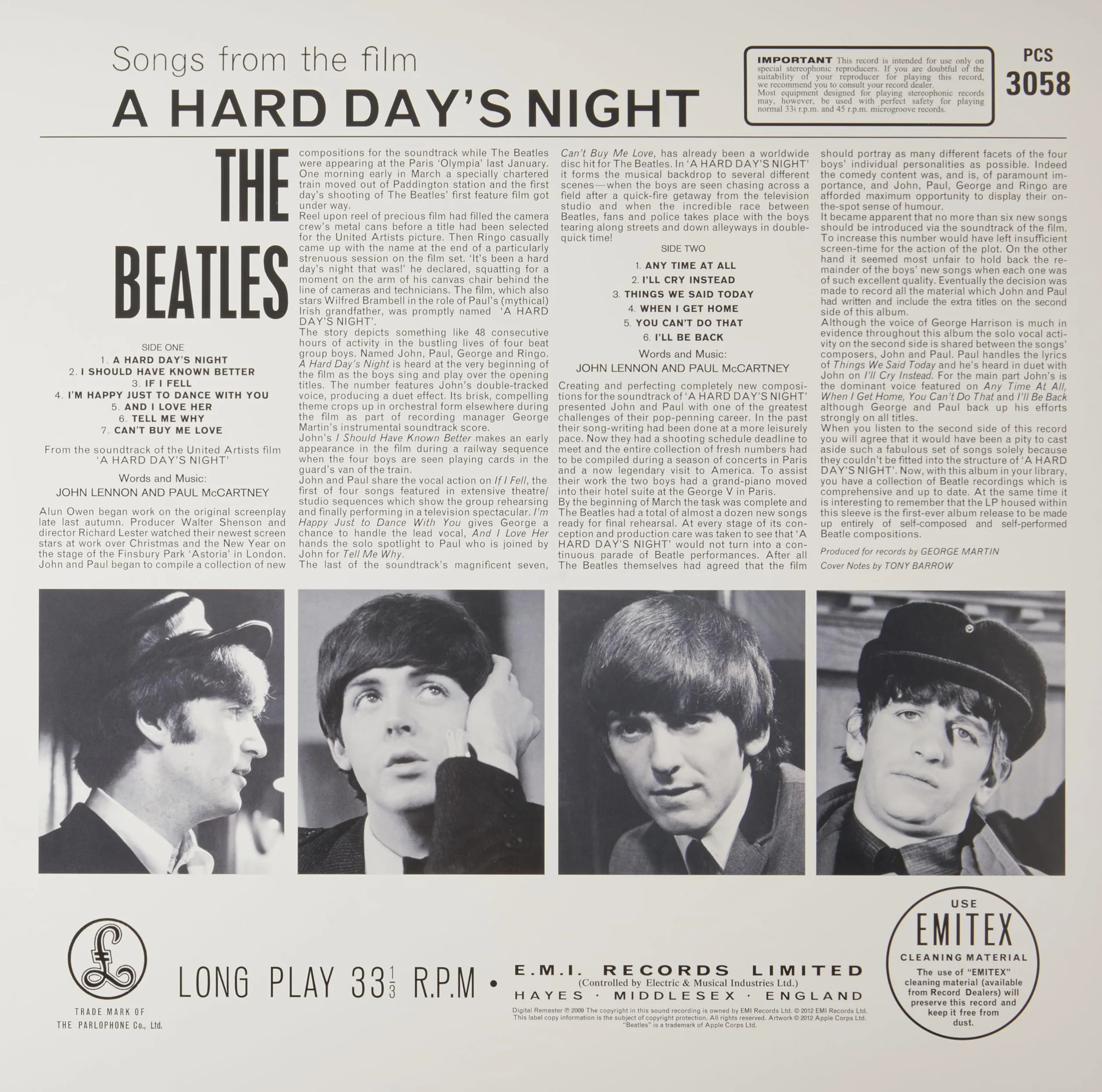 A Hard Day's Night [Vinyl LP]