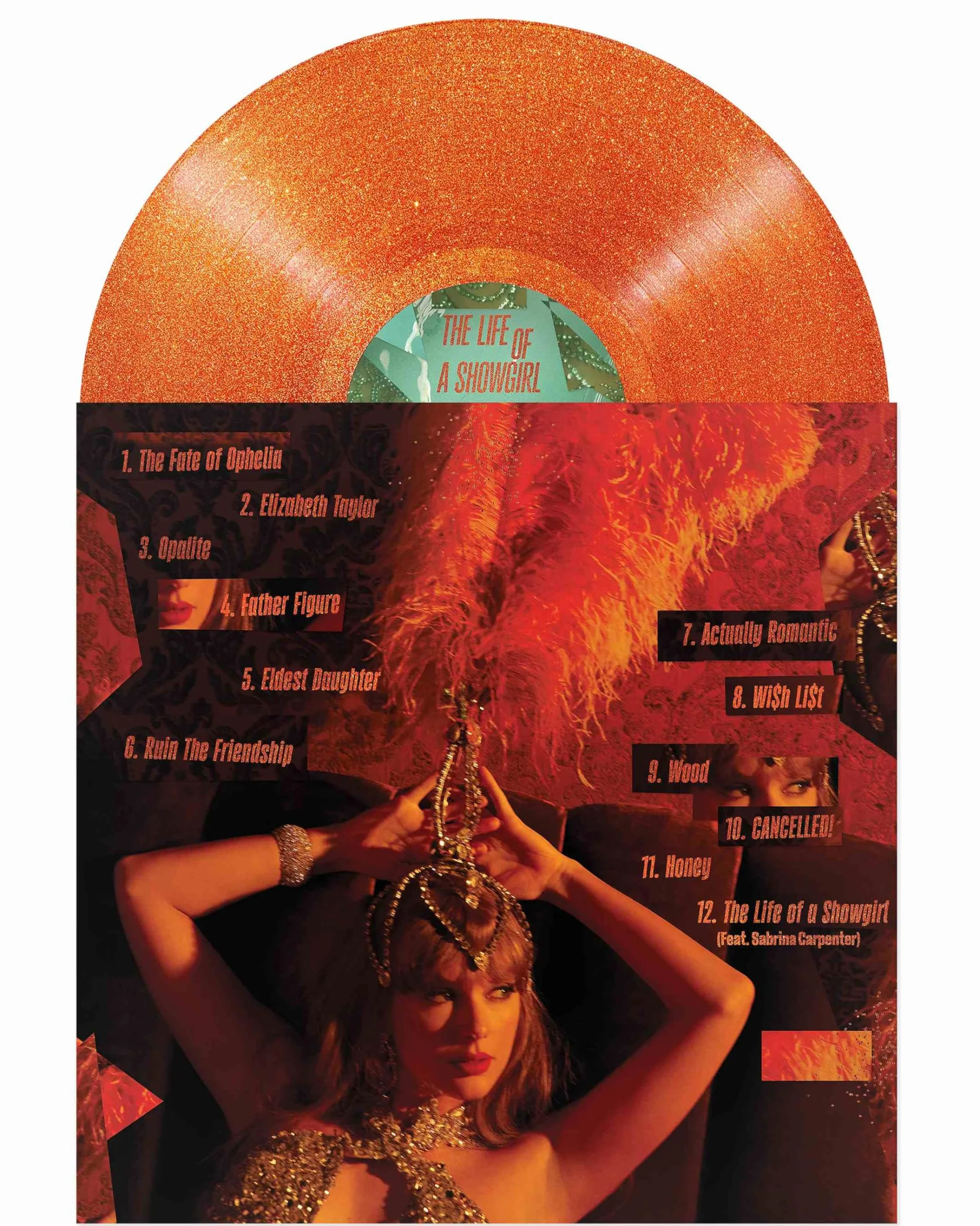 The Life of a Showgirl: Sweat and Vanilla Perfume Portofino Orange Glitter LP