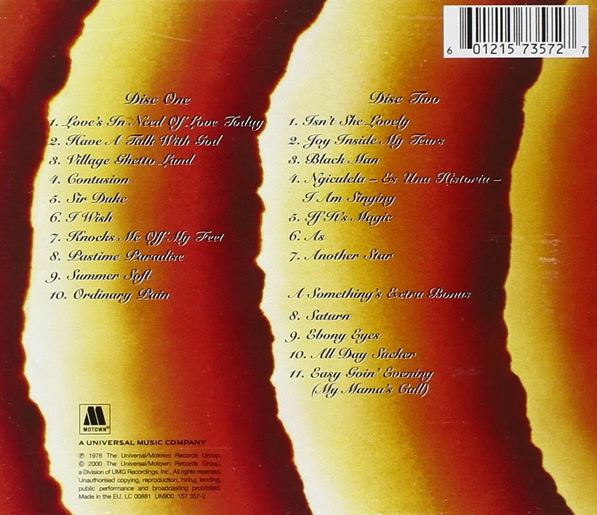 Songs in the Key of Life