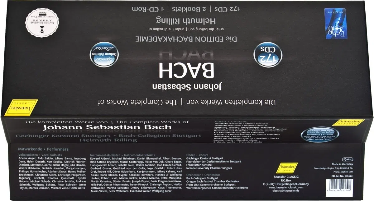 Complete Works of J. S. Bach (Edition Bachakademie)