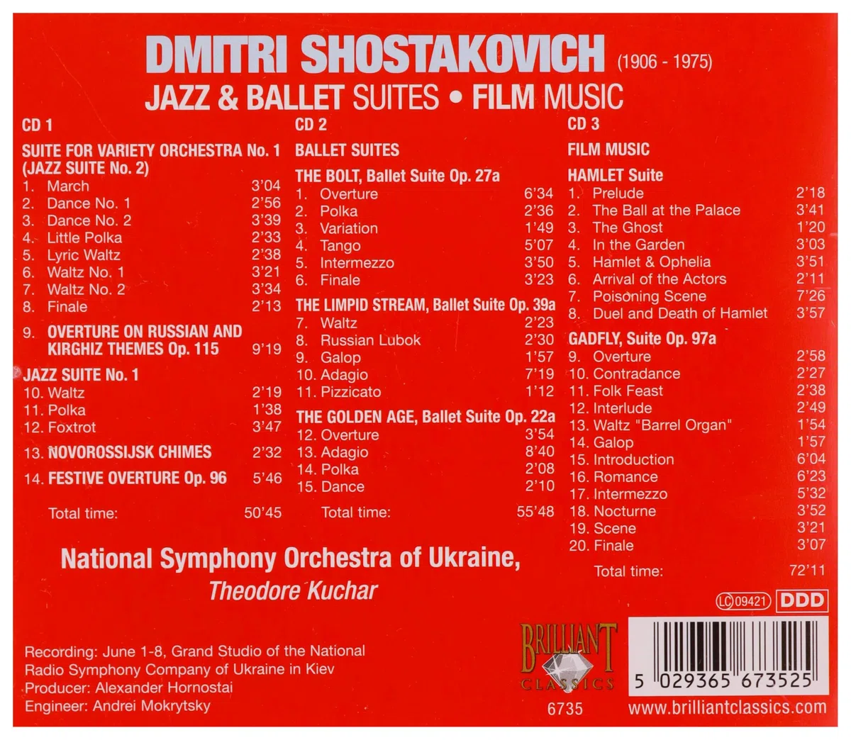 Shostakovich: Jazz Suites
