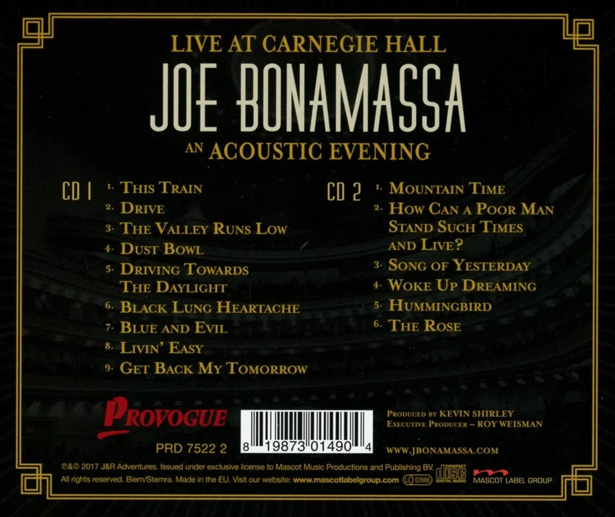 Live at Carnegie Hall-An Acoustic Evening