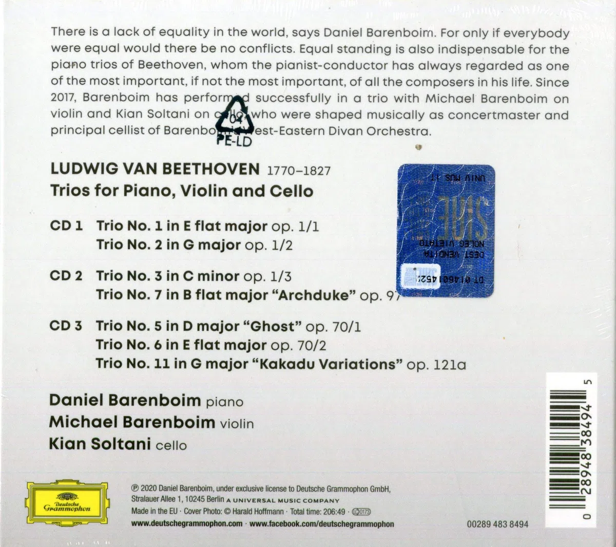 Beethoven: Complete Piano Trios