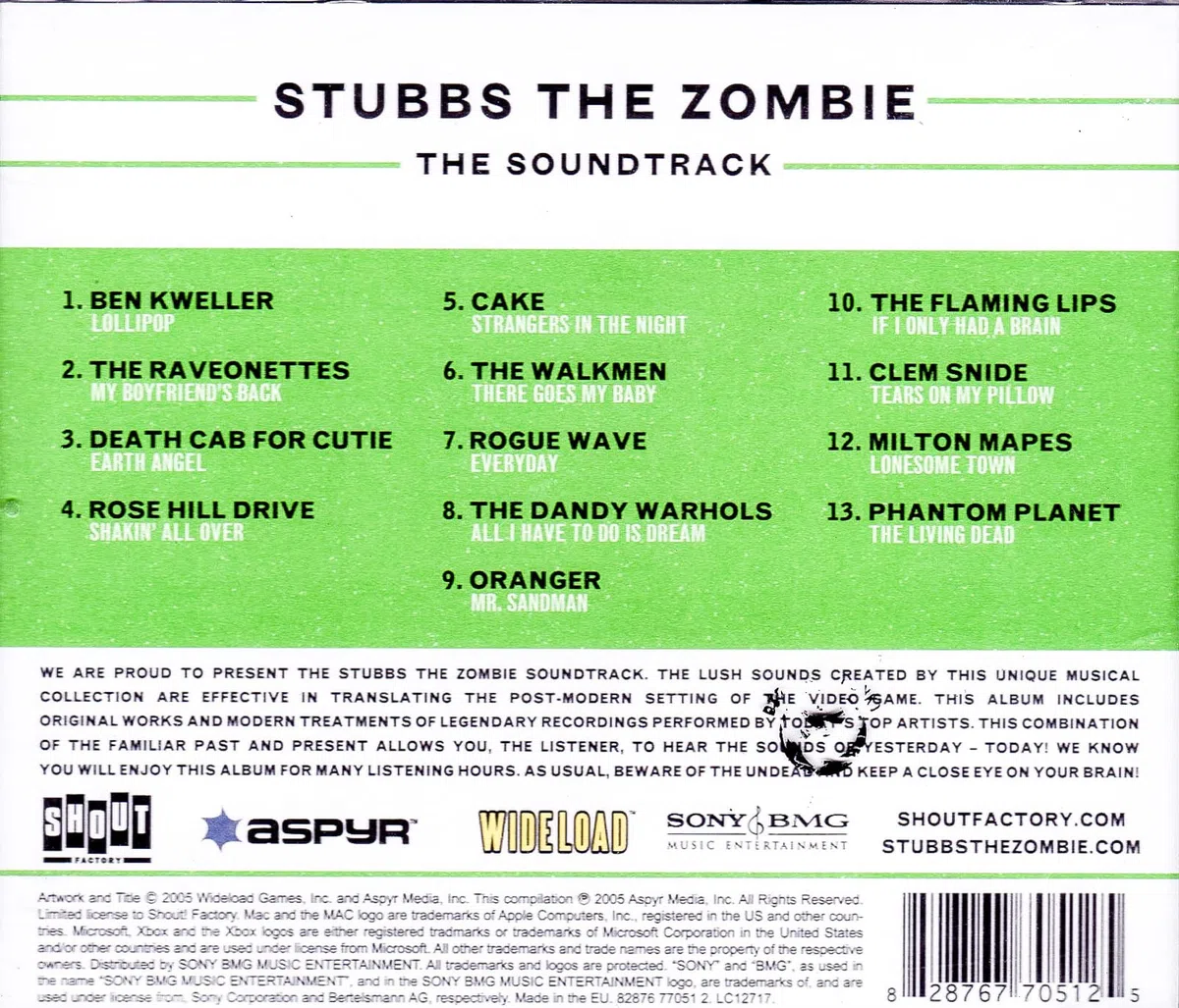 Stubbs the Zombie Soundtrack