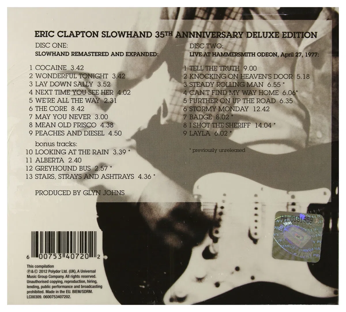 Slowhand (35th Anniversary