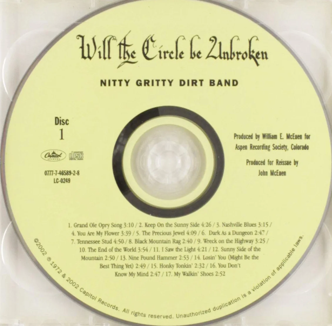 Will the Circle Be Unbroken [REMASTERED]