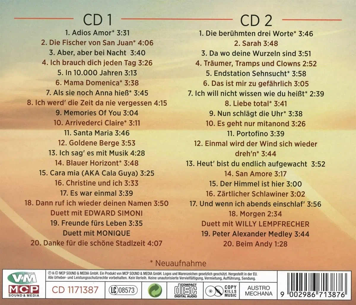 Meine schönsten Lieder - 40 Jahre 40 Hits